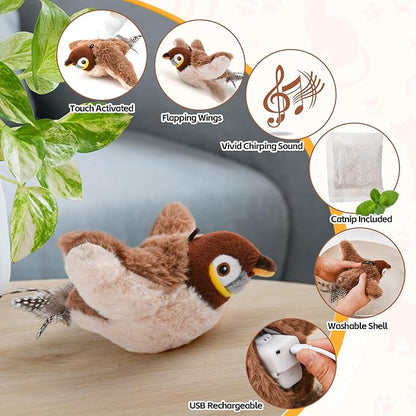 Interactive Sparrow Cat Toy