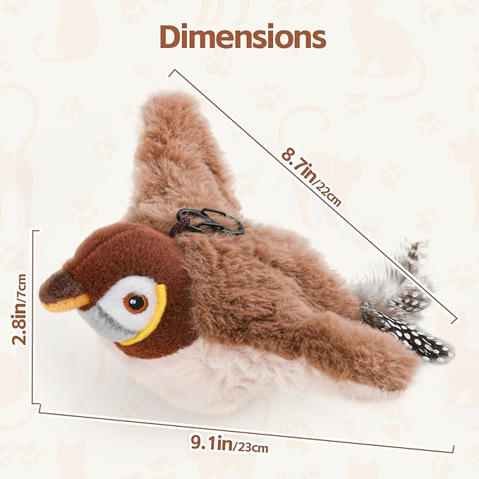 Interactive Sparrow Cat Toy