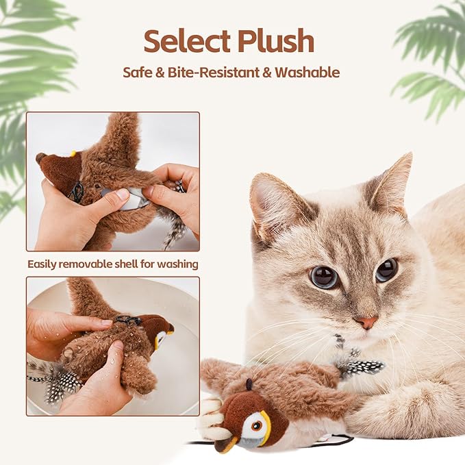 Interactive Sparrow Cat Toy