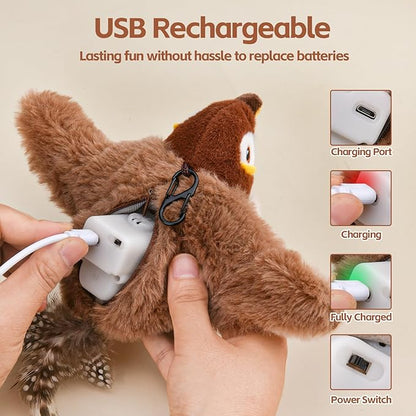 Interactive Sparrow Cat Toy